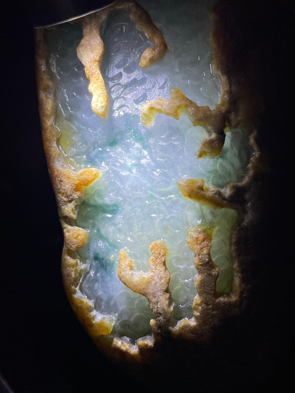 大马坎冰飘花开窗料（yc707615）