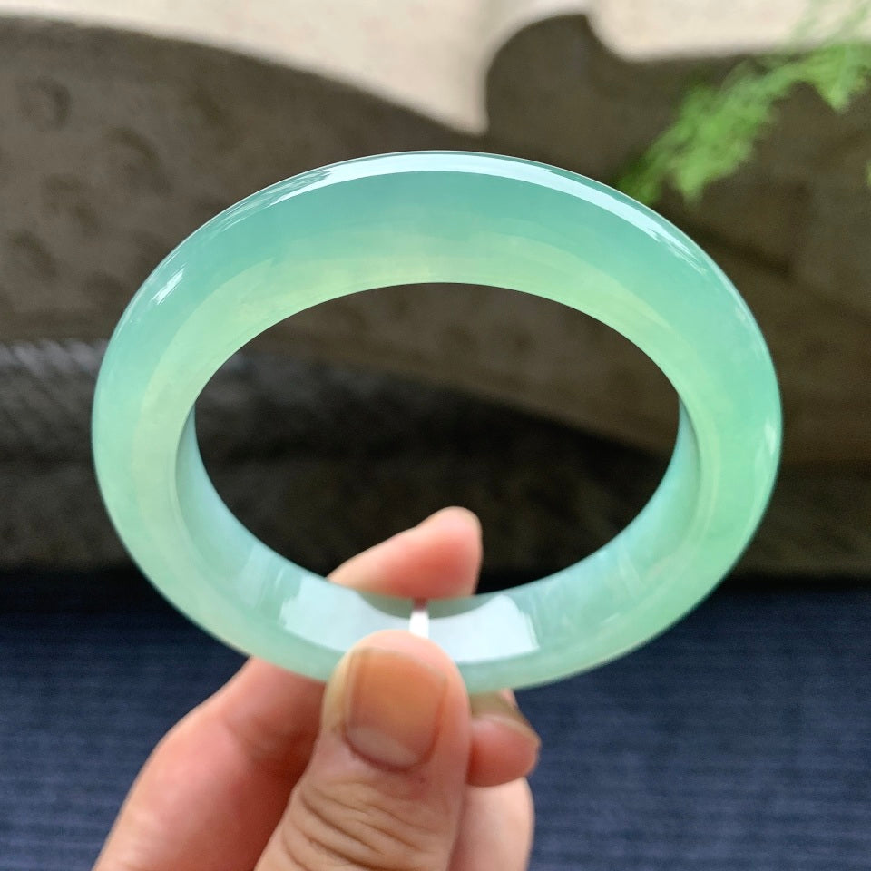 冰种晴水平安镯（56.6mm）（yc166107）
