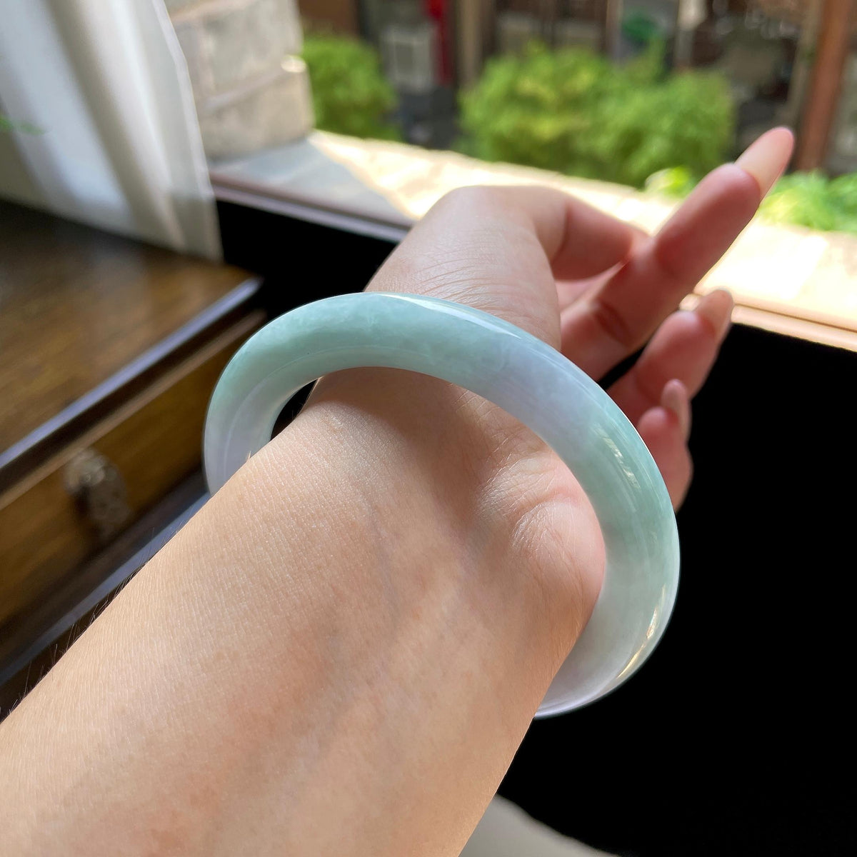 大圈口 糯种果绿圆条 58圈（yc717228）