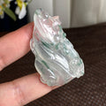 冰种飘花随型吊坠（yc293137）