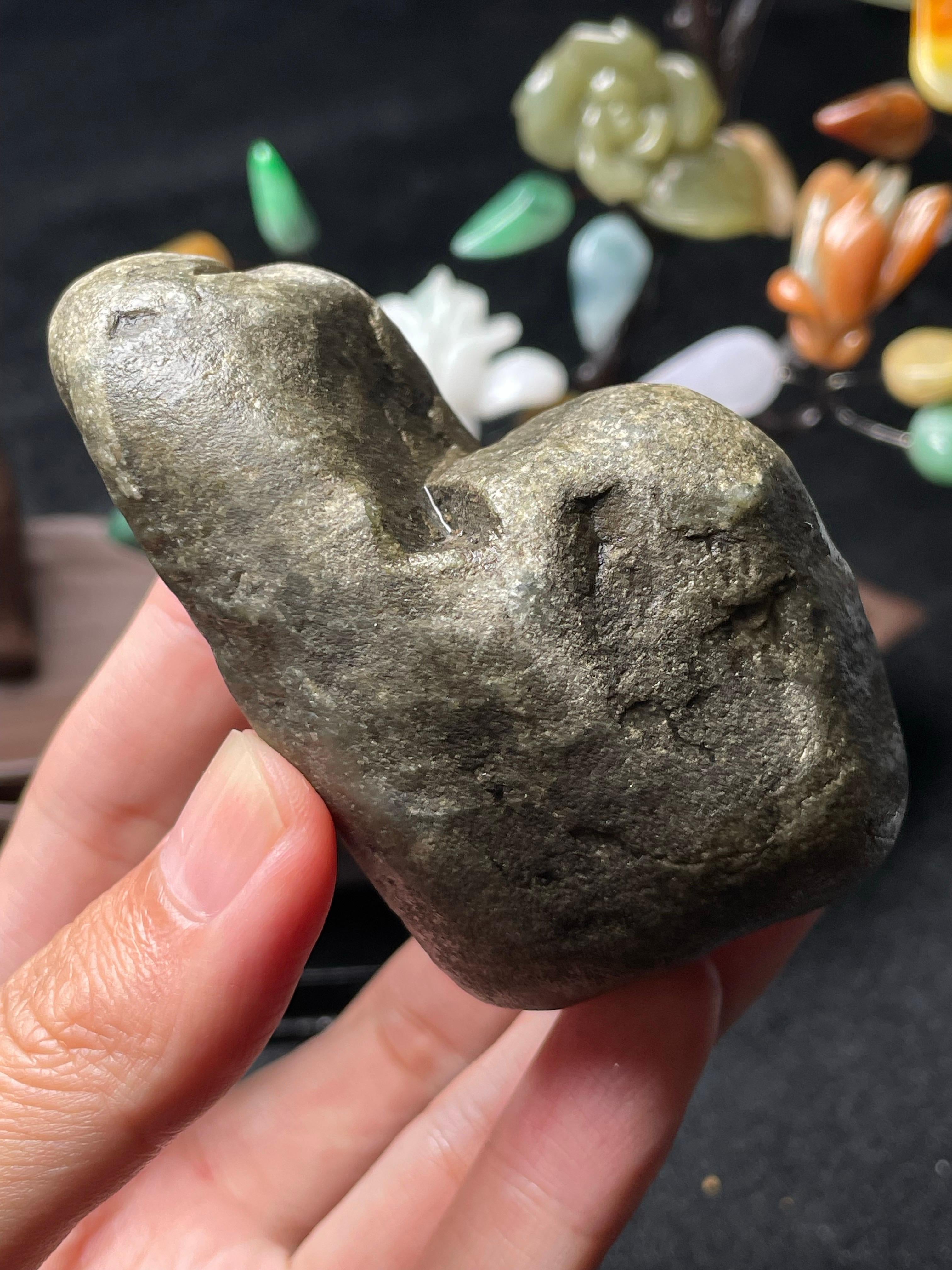 后江冰飘花挂件料（yc493929）