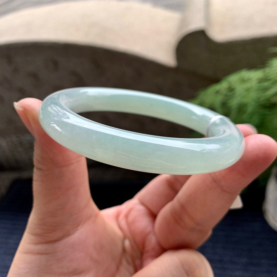 细糯种晴底圆条手镯（56.8mm）（yc101278）