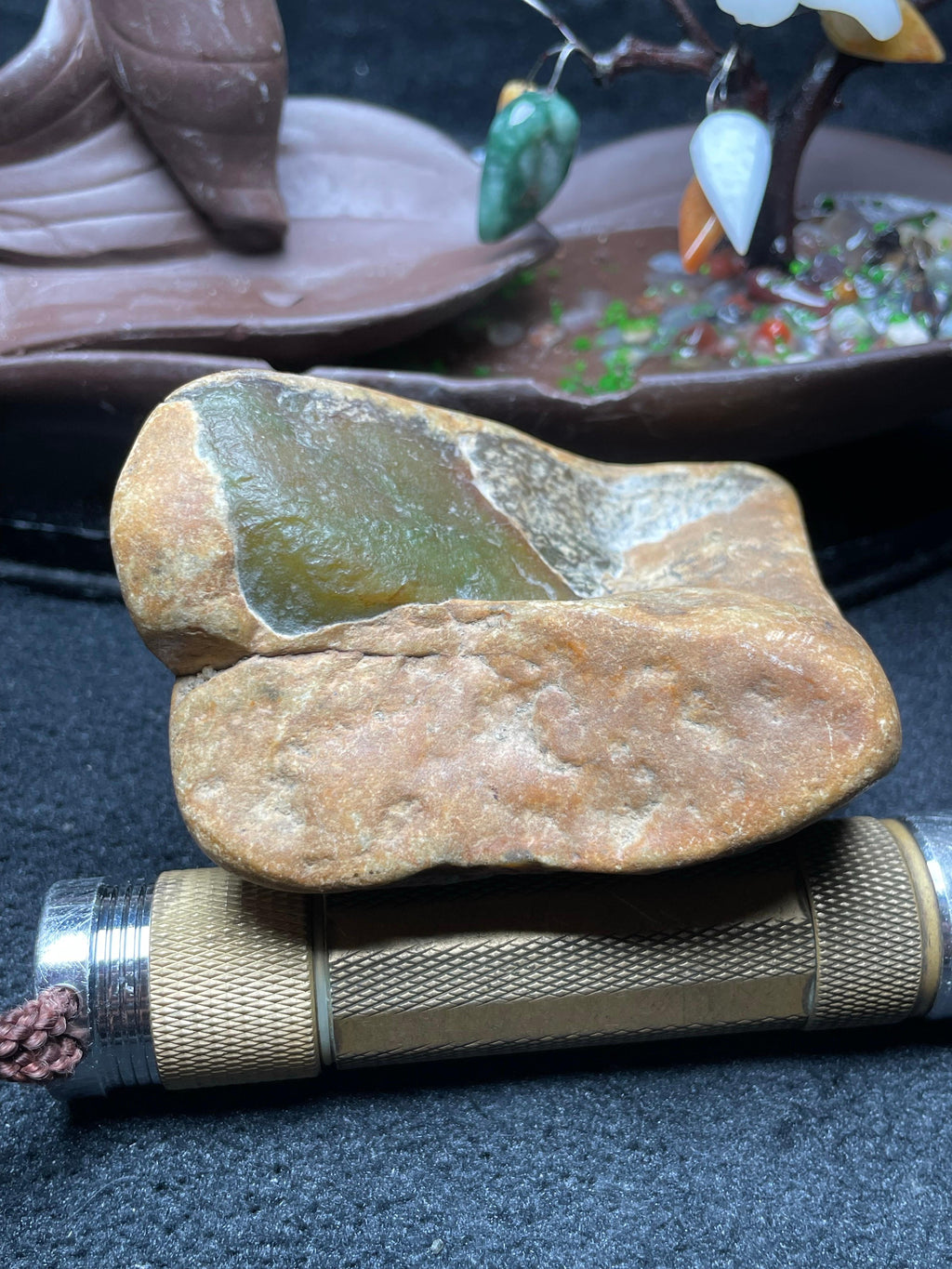 大马坎开窗冰黄加绿（yc695223）