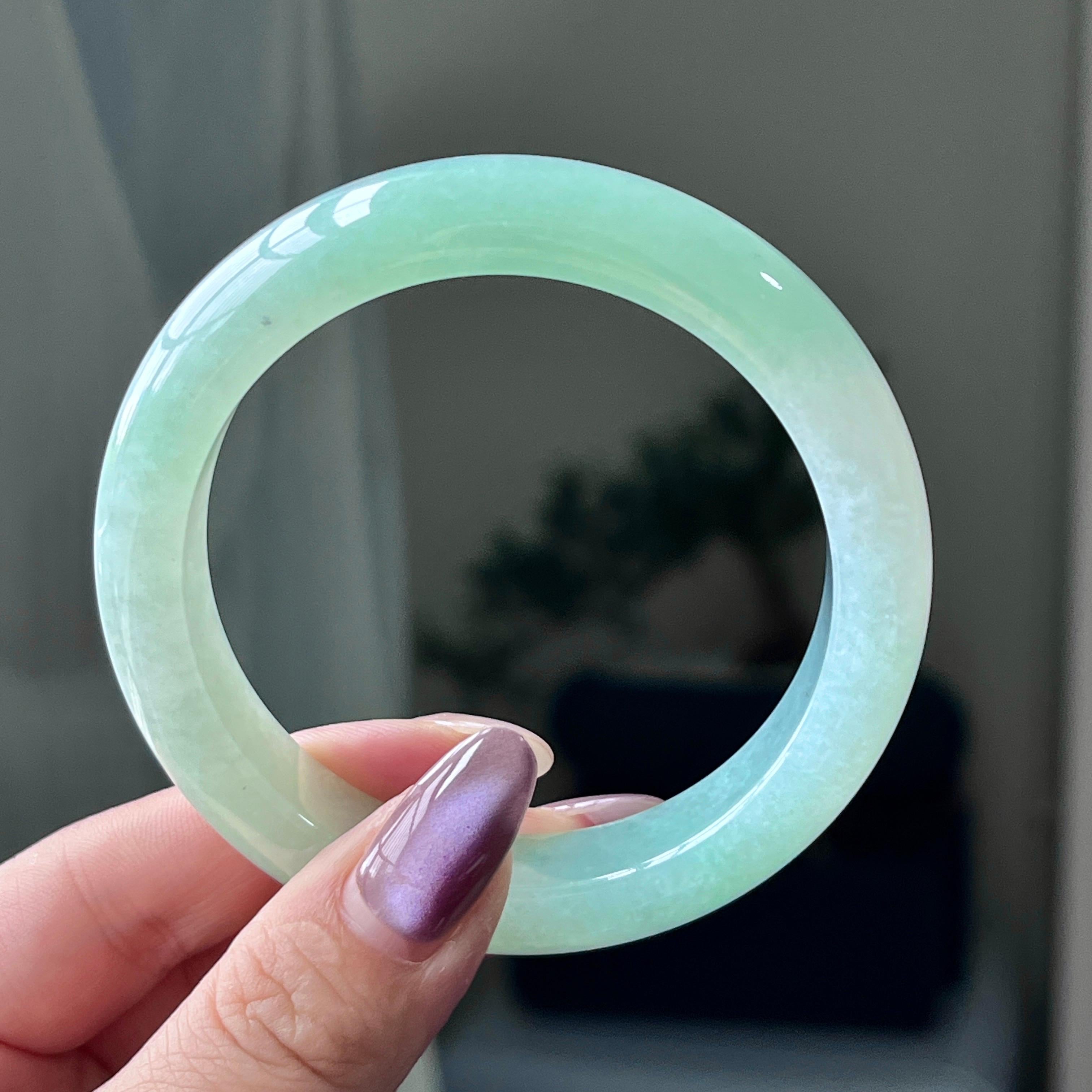 细糯种晴底平安镯（57圈）（yc197954）