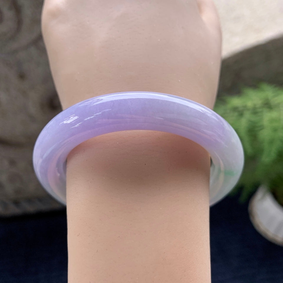 细糯种春彩圆条手镯（53.7mm）（yc091794）