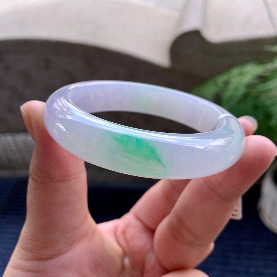 细糯种春彩平安镯（54mm）（yc116064）