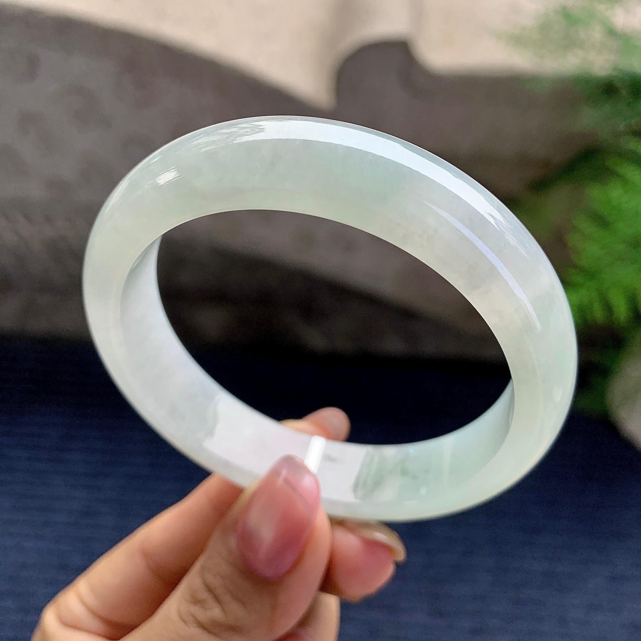 细糯种晴底平安镯（56.2mm）（yc280852）