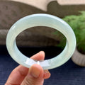 糯冰种晴水底平安镯（57.8mm）（yc107676）