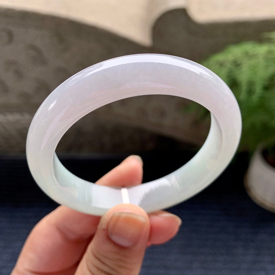 细糯种无色平安镯（54mm）（yc088774）
