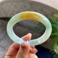 细糯种黄翡平安镯（53.7mm）（yc276210）