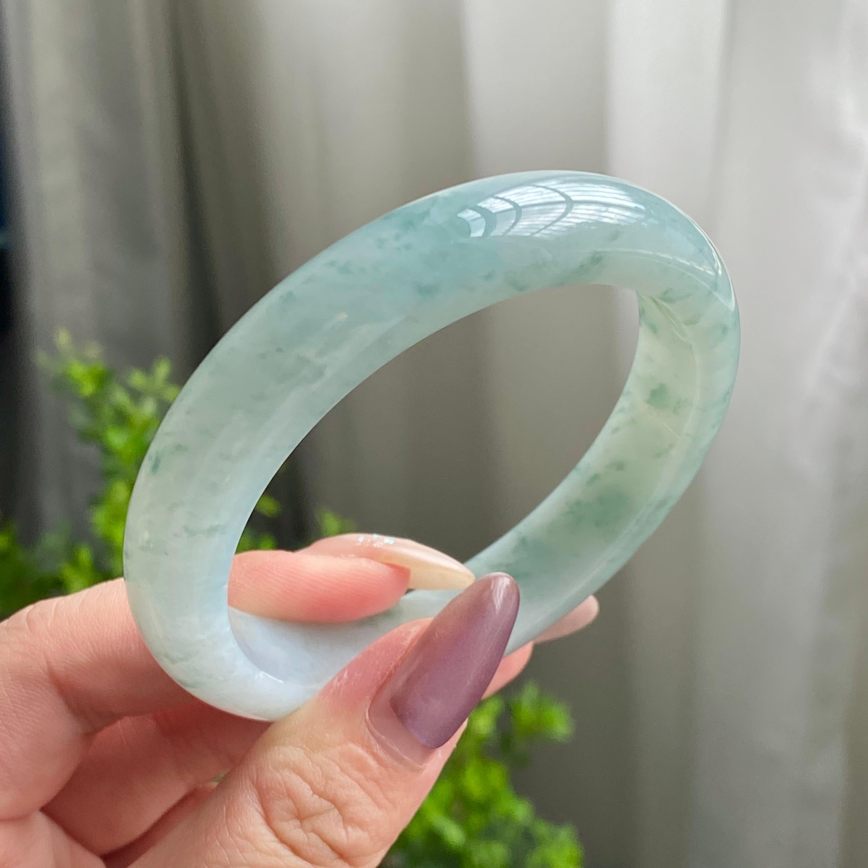 细糯种飘花平安镯（56圈）（yc202565）