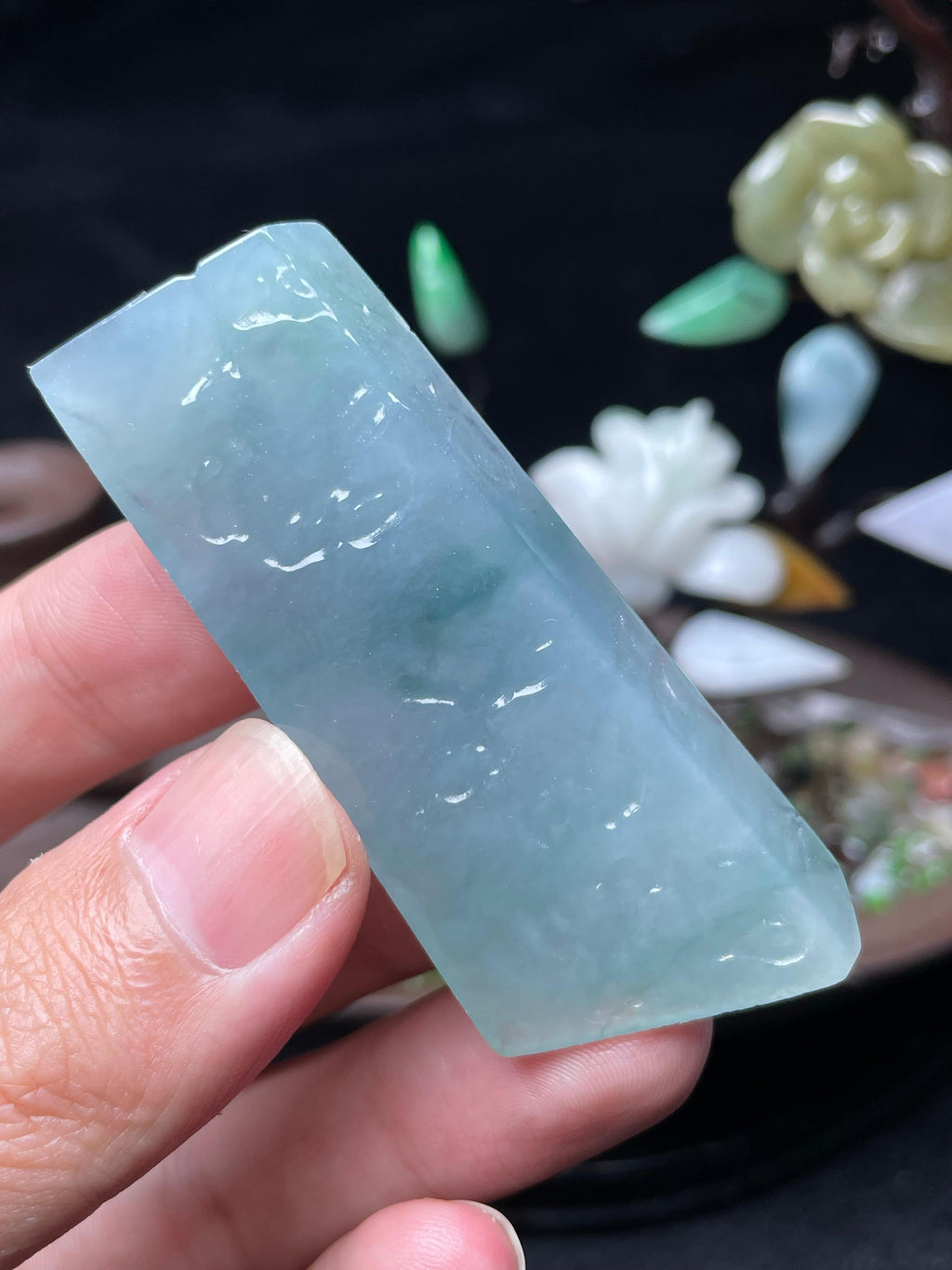 冰晴飘花长方牌料（yc522542）