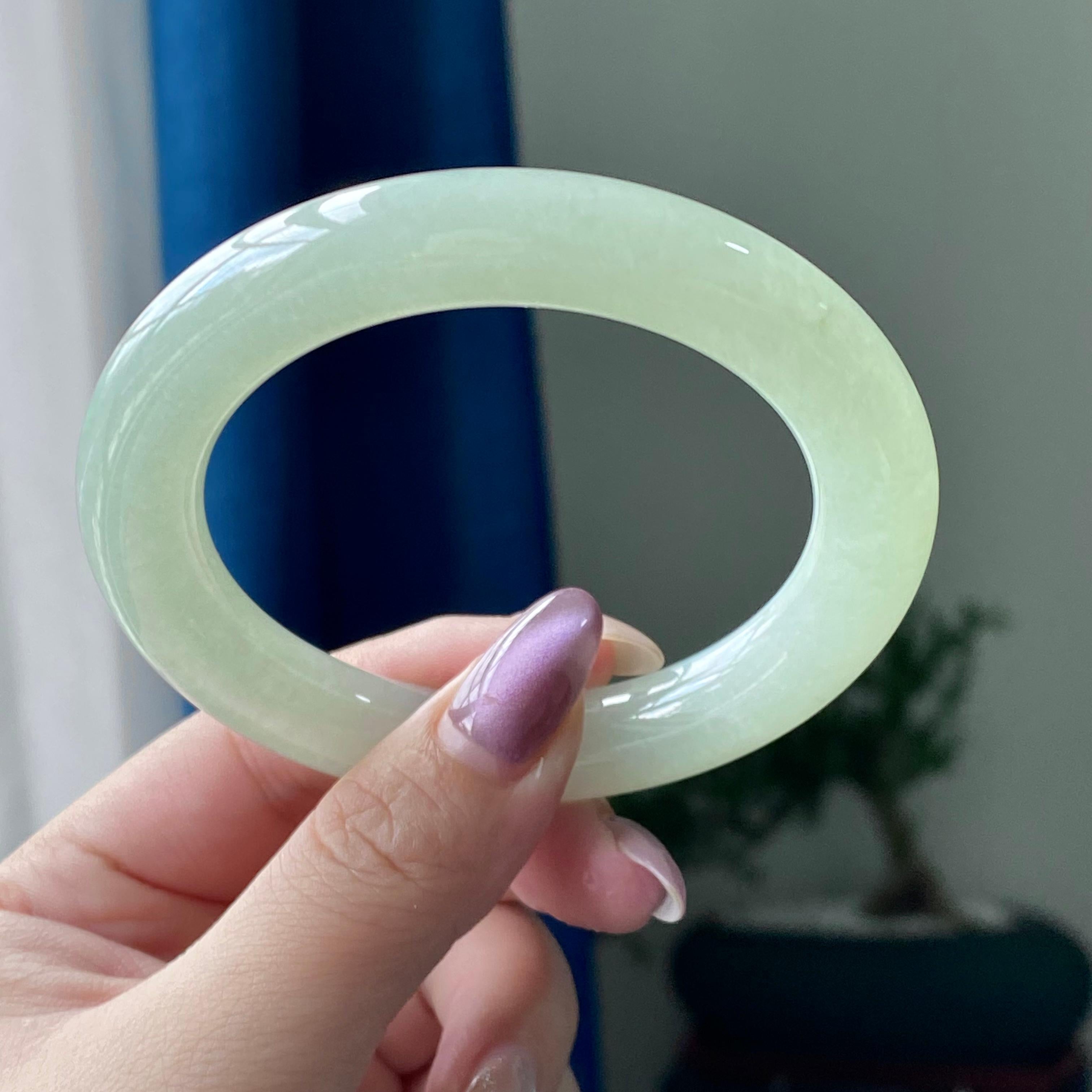 细糯种晴底圆条手镯（57圈）（yc196172）