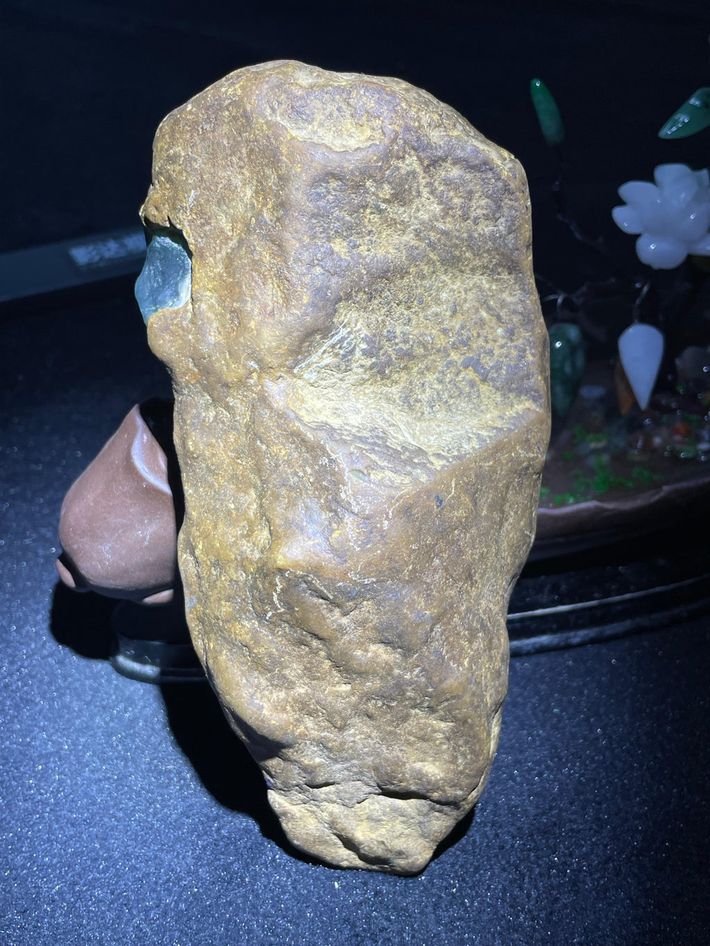 精品开窗大马坎冰底蓝晴加黄翡（yc707743）