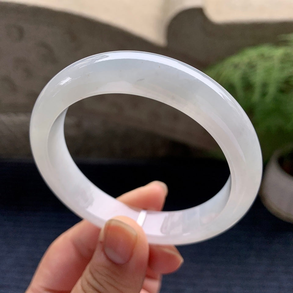 细糯种无色平安镯（57.3mm）（yc088754）