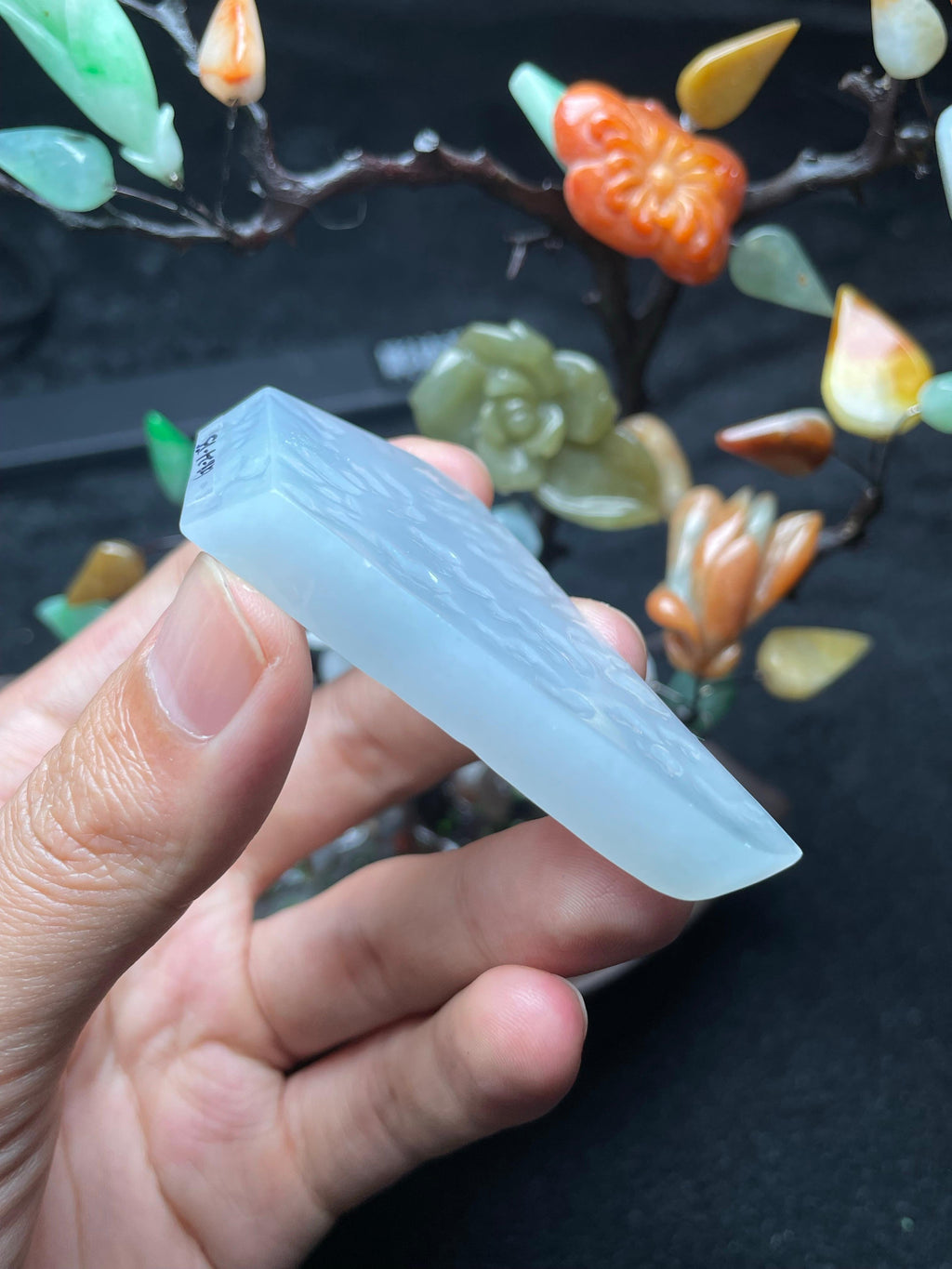 淡春紫翡翠片料（yc708087）