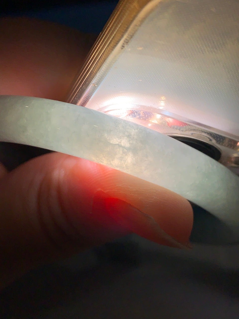 糯冰晴水圆条手镯（56.2mm）（yc017213）