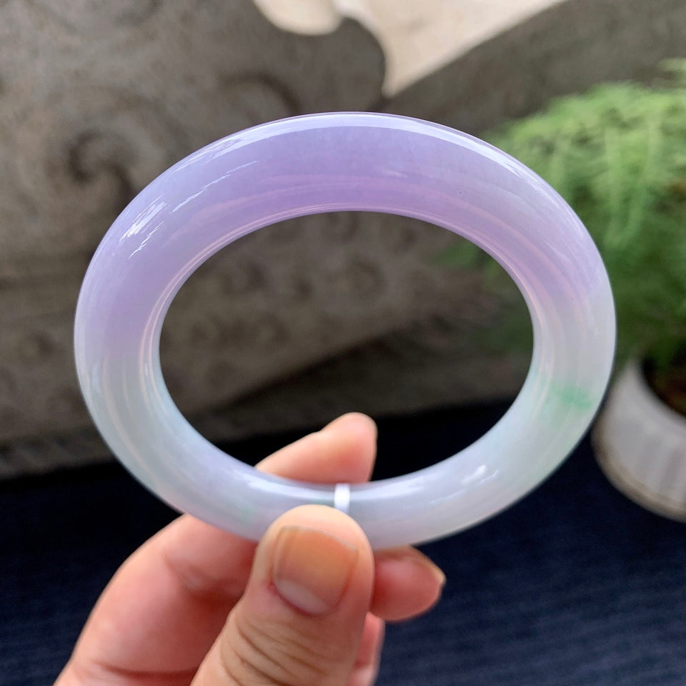 细糯种春彩圆条手镯（53.7mm）（yc091794）