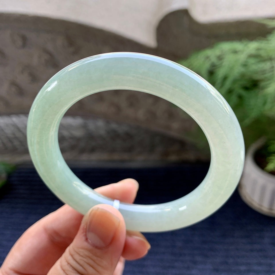 细糯种晴水圆条手镯（56.4mm）（yc094188）