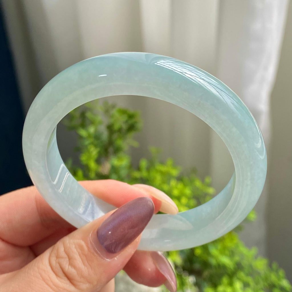 糯冰种晴底平安镯（55圈）（yc200594）