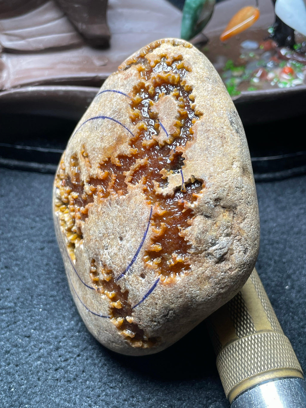 大马坎特色红翡开窗料（yc694735）
