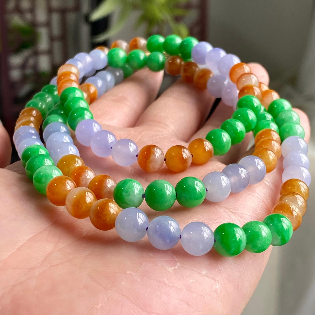 冰种多宝珠链（107颗）（yc196874）