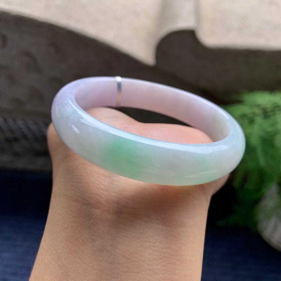 糯种春彩平安镯（55.9mm）（yc102680）