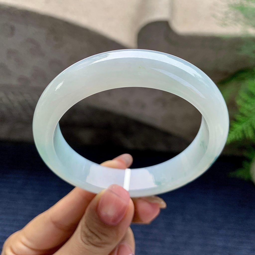 细糯种飘花平安镯（56.3mm）（yc280854）
