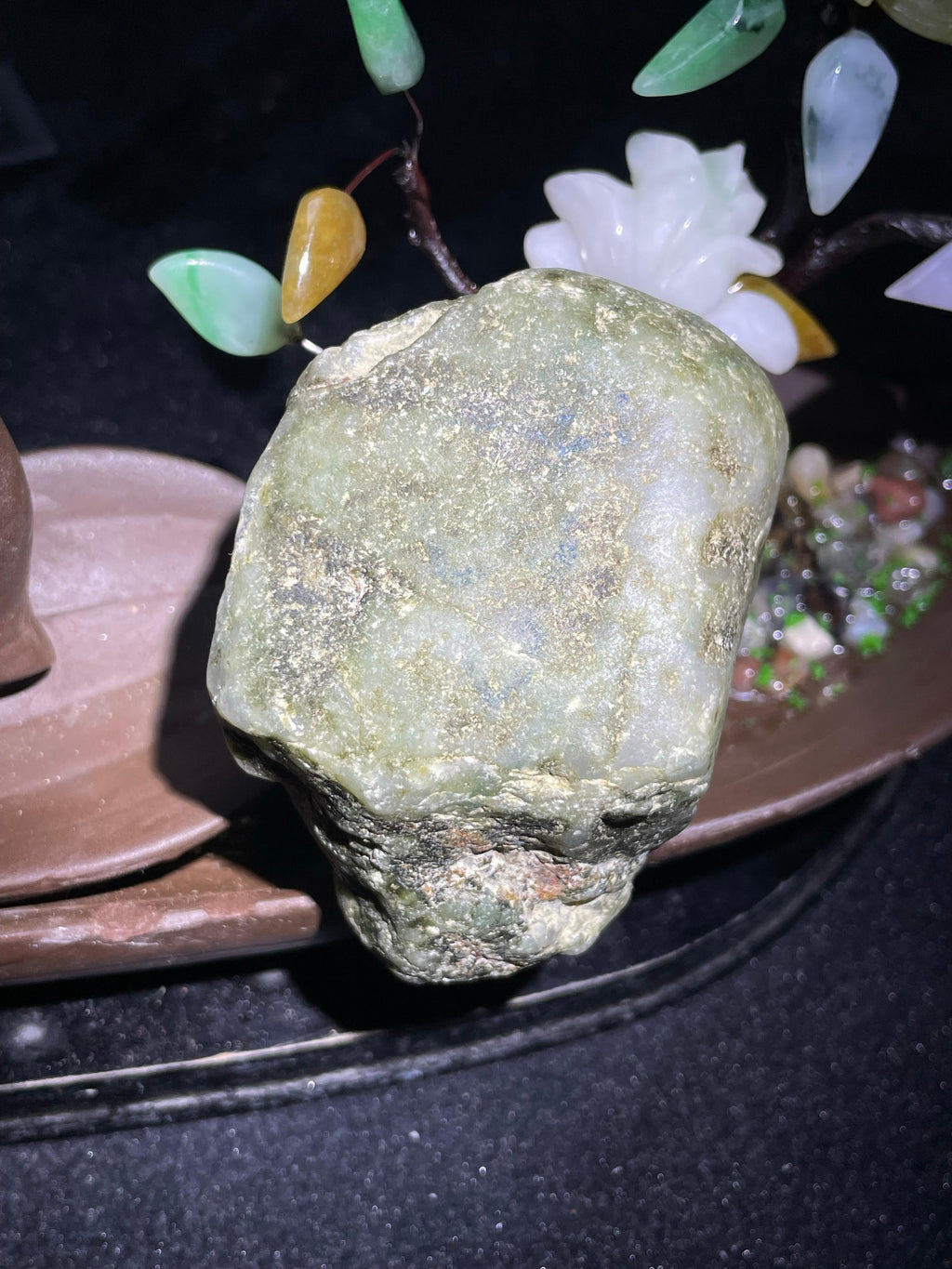 会卡开窗冰底淡紫飘花（yc706675）