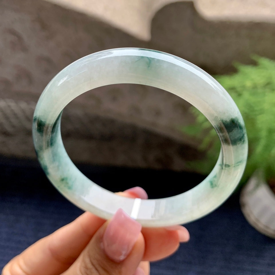 糯种飘花平安镯（55mm）（yc092187）