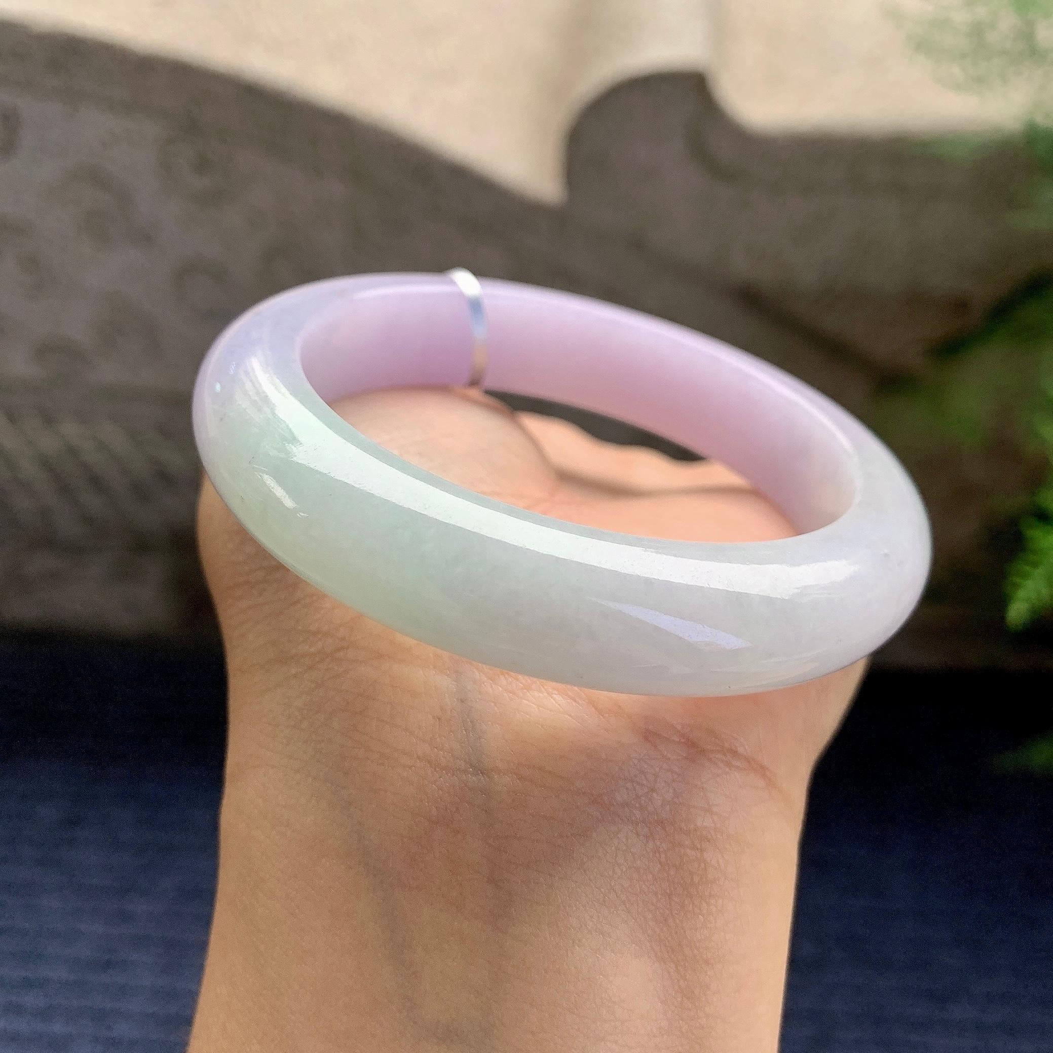 细糯种春彩平安镯（54.7mm）（yc280859）