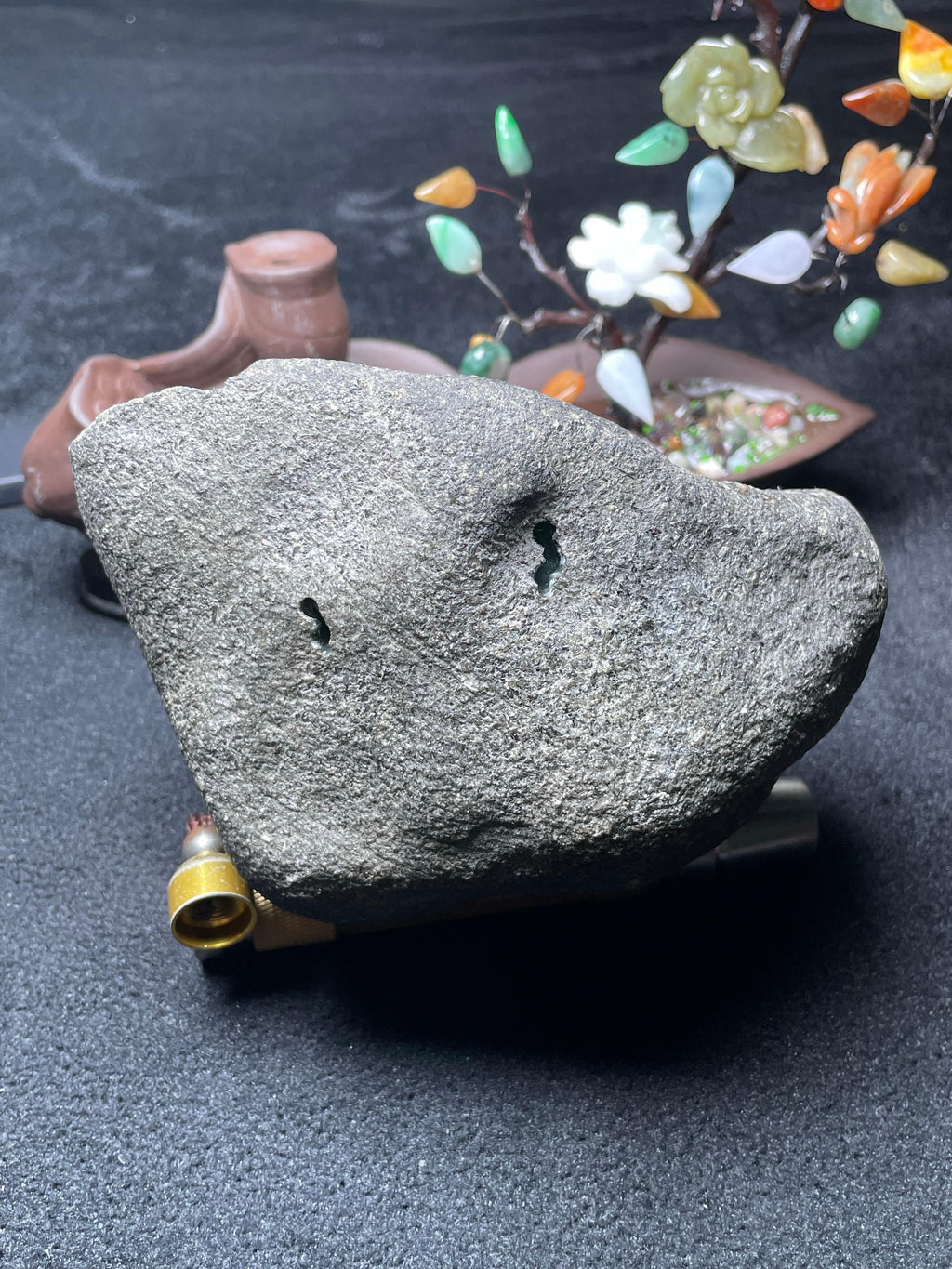 莫西沙开窗冰晴手镯料（yc692693）