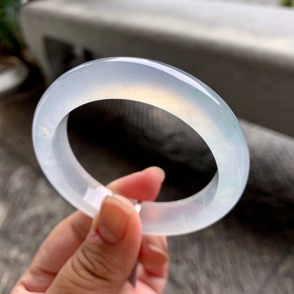 冰种无色平安镯（54mm）（yc096246）