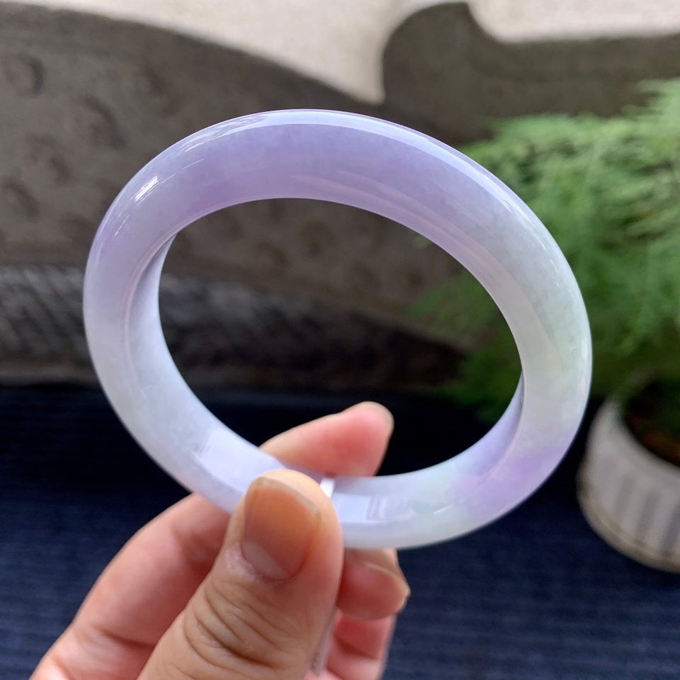 糯种紫罗兰平安镯（56.2mm）（yc093348）