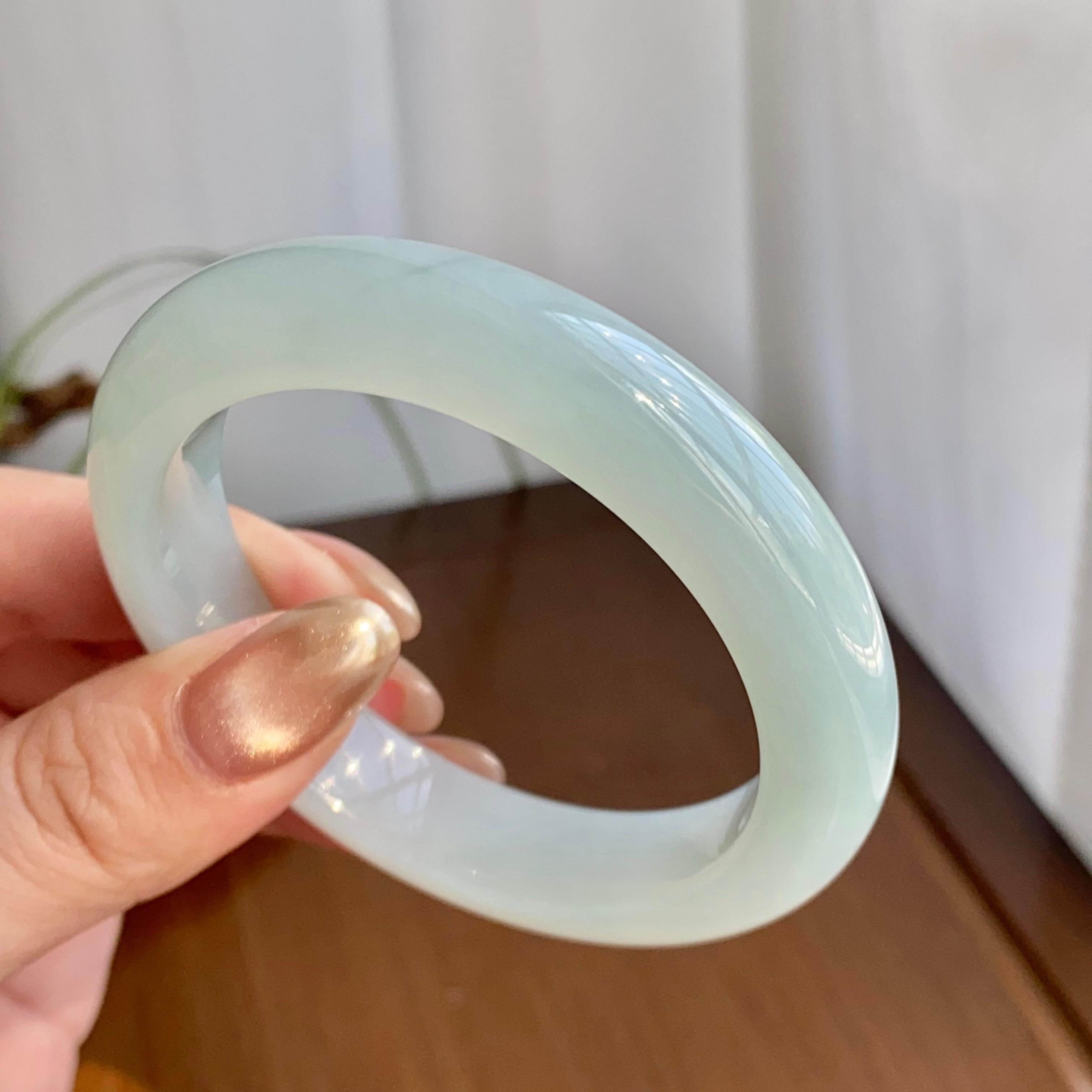 糯冰种晴底平安镯（54圈）（yc259081）