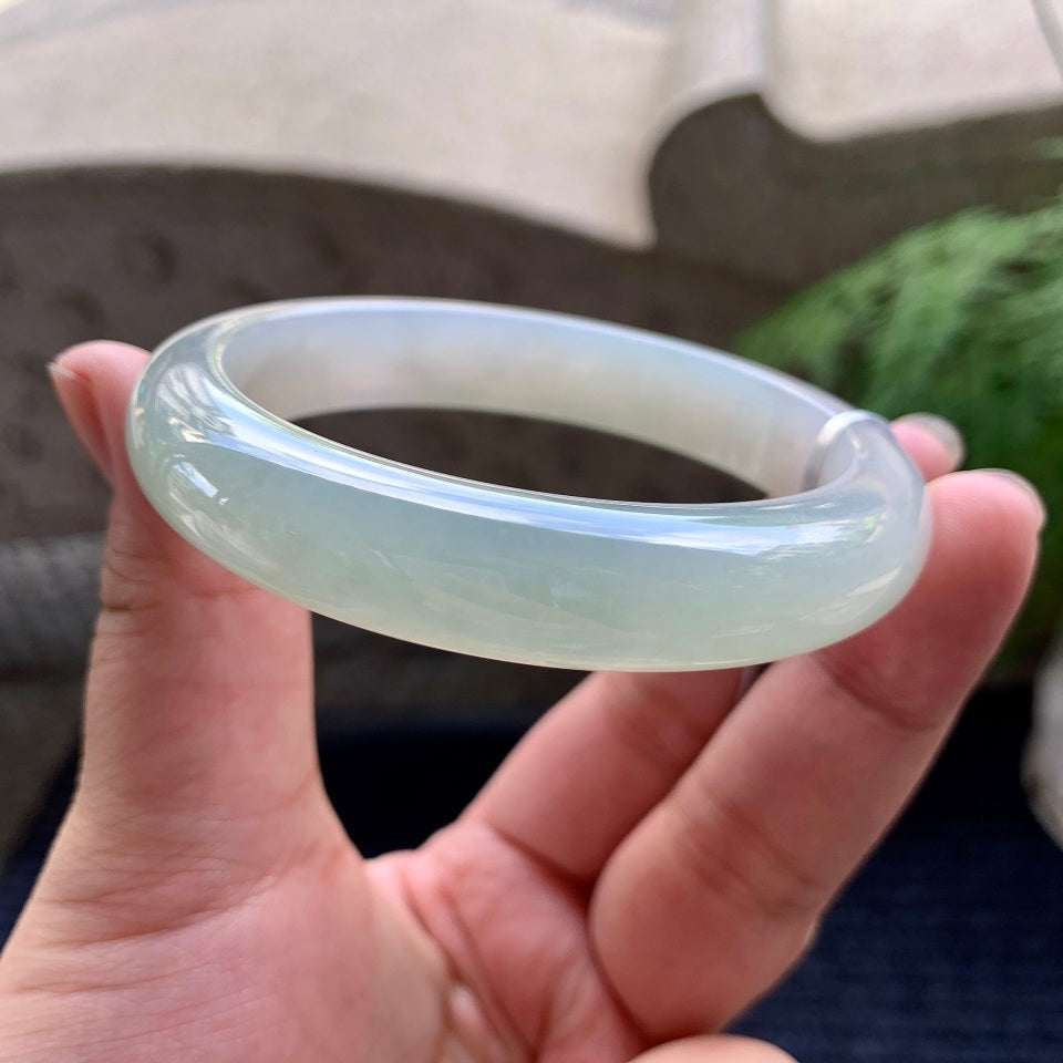 糯冰种晴水平安镯（59.2mm）（yc116120）