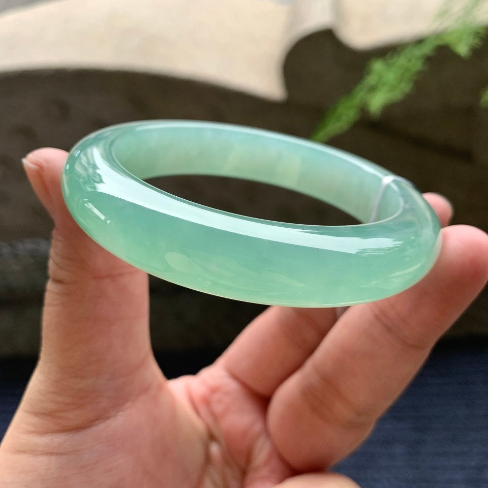 冰种晴水平安镯（56.6mm）（yc166107）