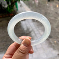 冰种无色圆条手镯（56.6mm）（yc166130）