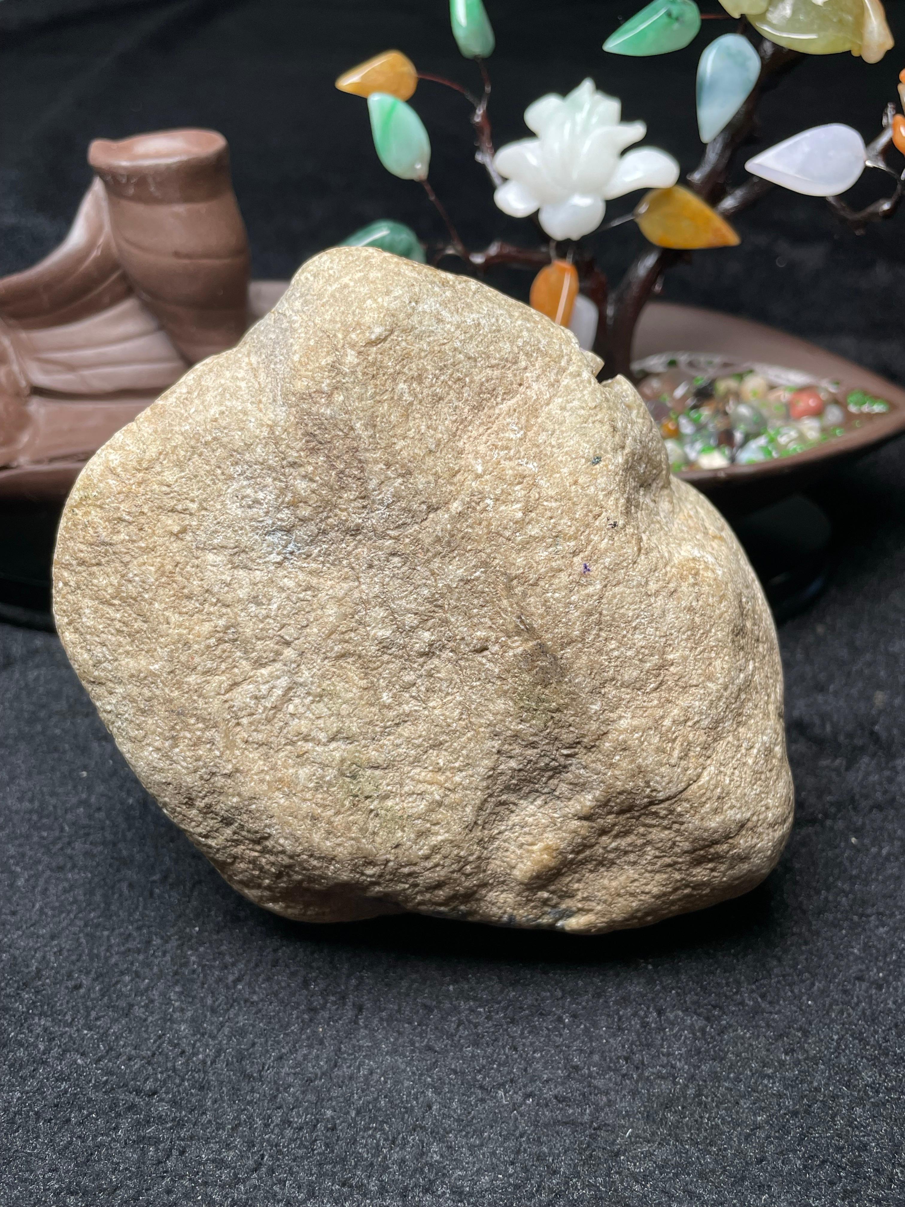 极品莫西沙开窗冰黄手镯料（yc504742）