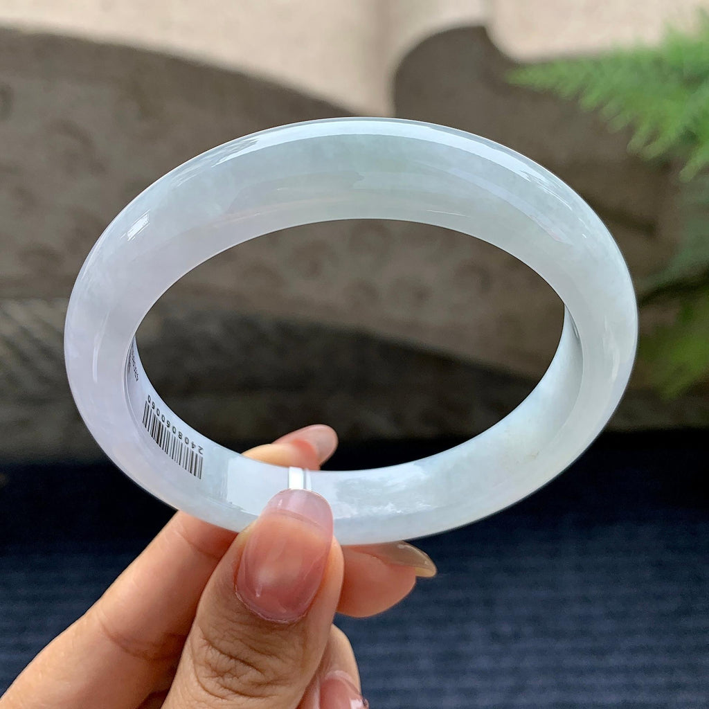 细糯种淡紫罗兰平安镯（59.1mm）（yc281526）