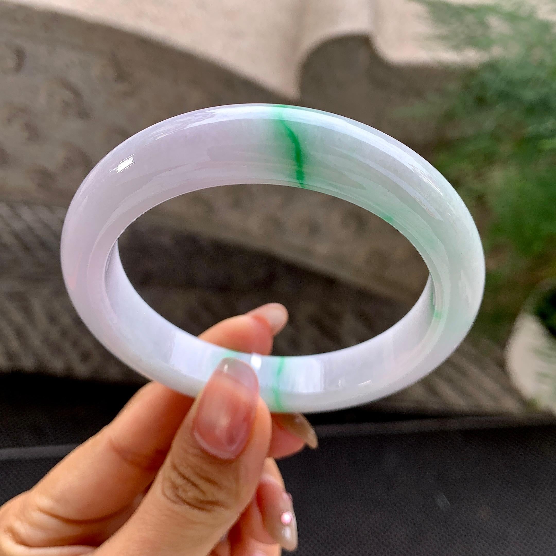 细糯种春彩平安镯（58.3mm）（yc288670）
