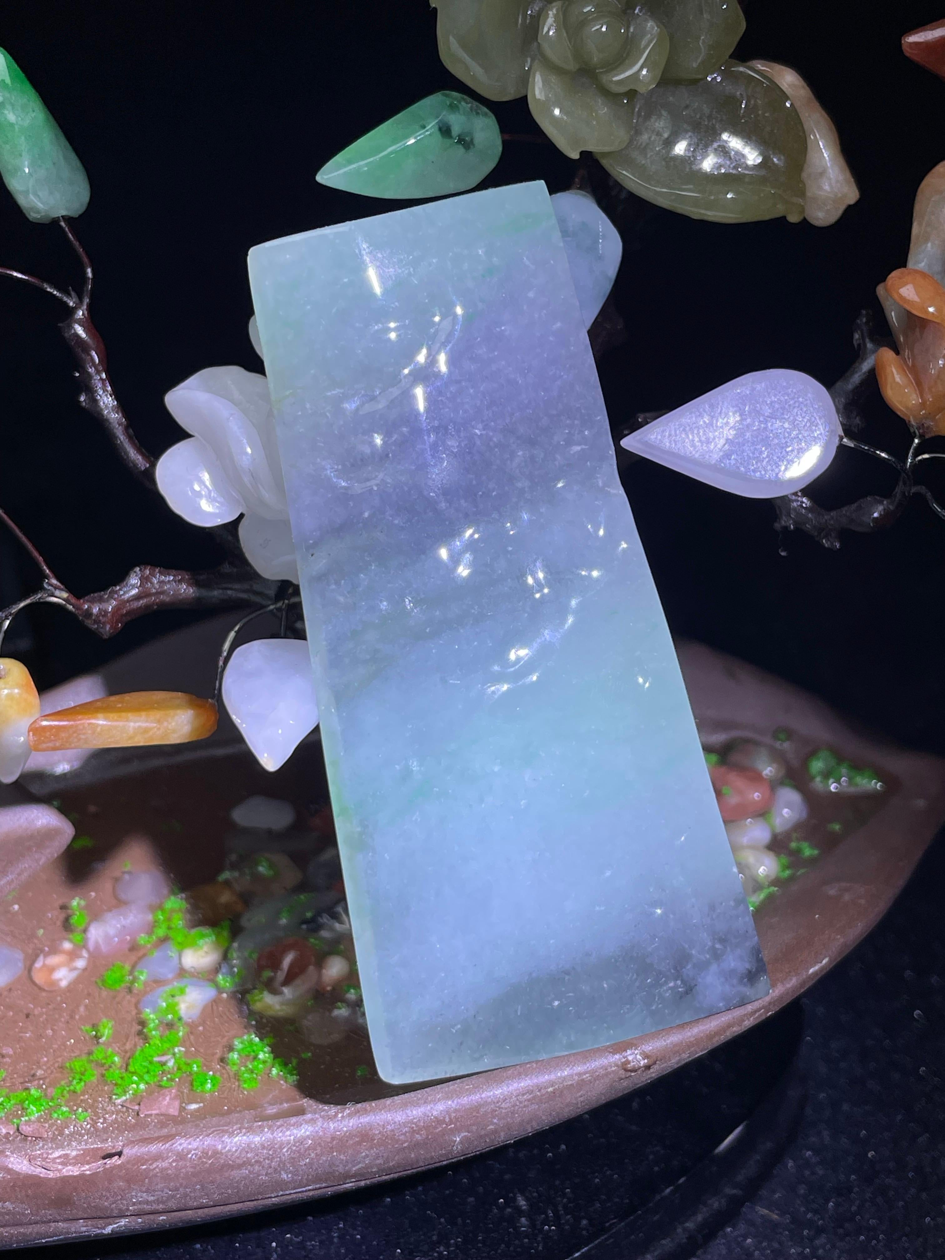 极品四彩冰底牌子料（yc507729）
