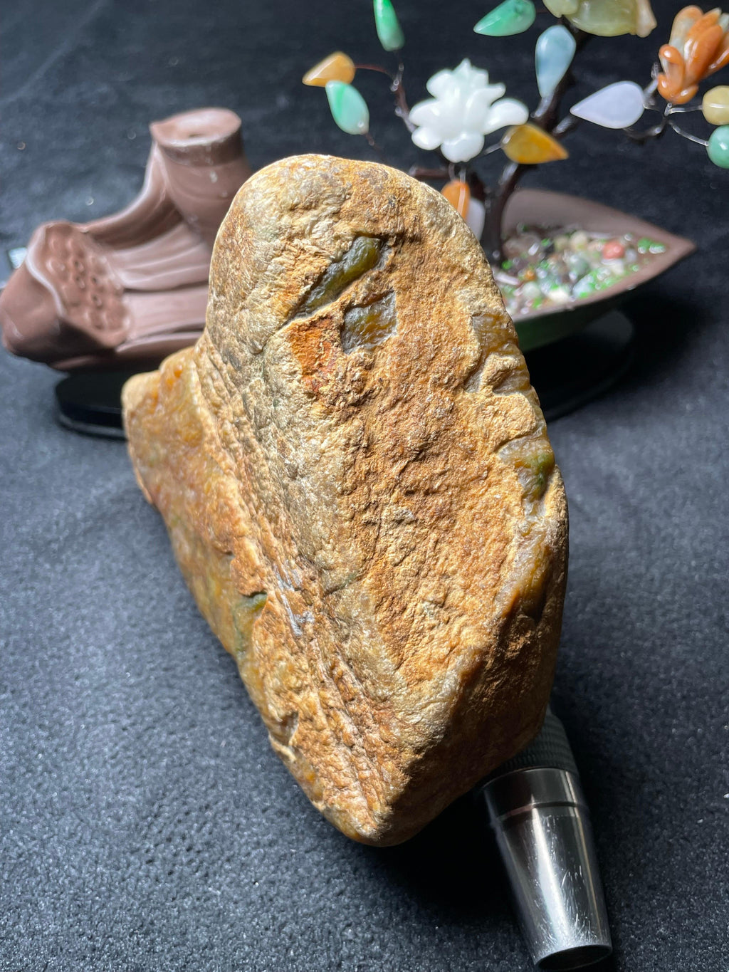 极品大马坎冰黄加绿（yc506381）