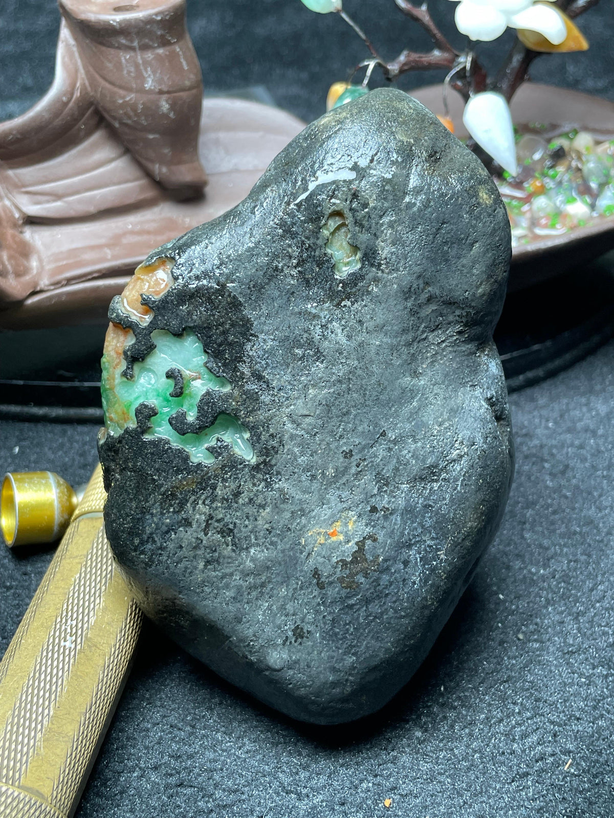 莫湾基开窗特色黄加绿（yc693726）
