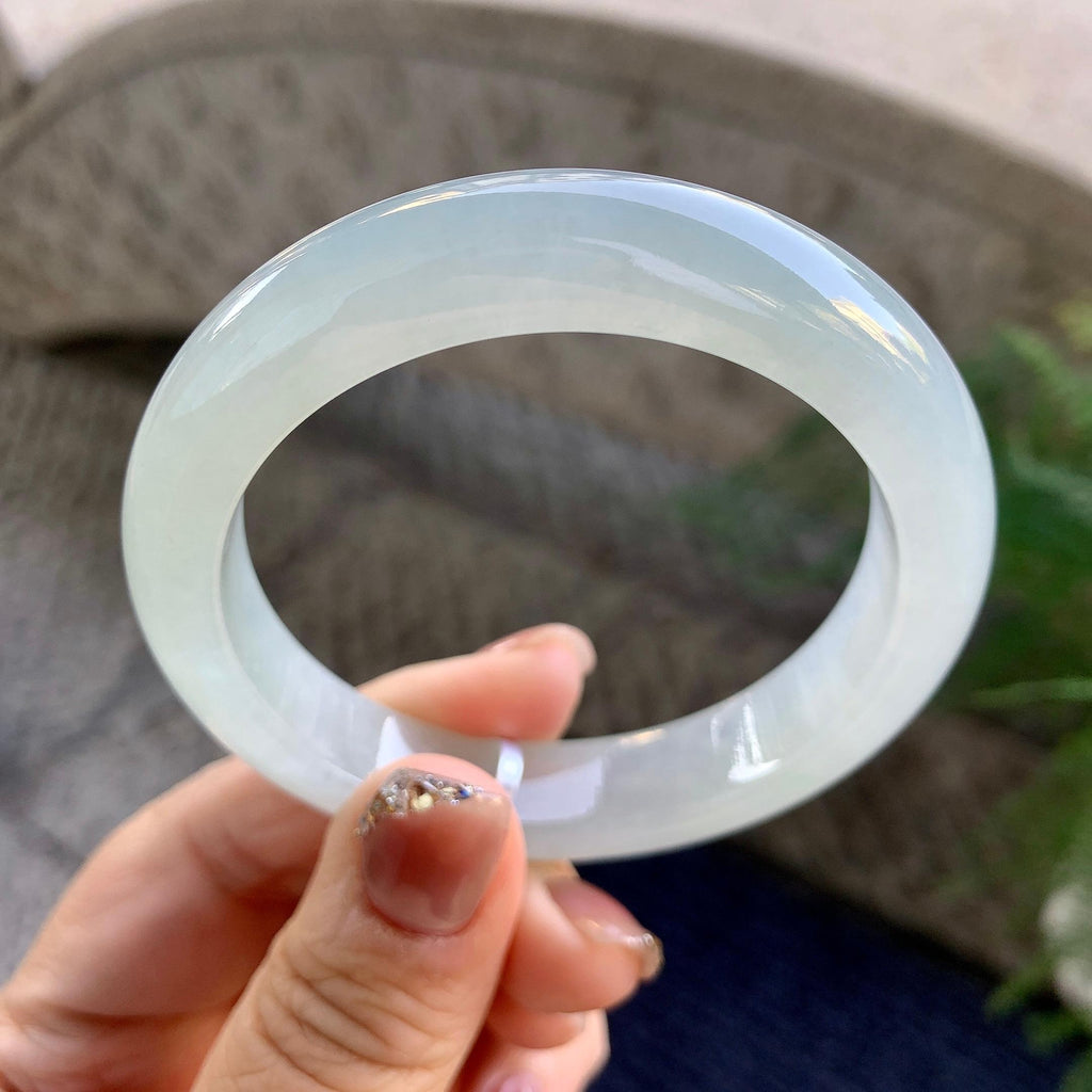 糯冰种无色平安镯（54.6mm）（yc276220）