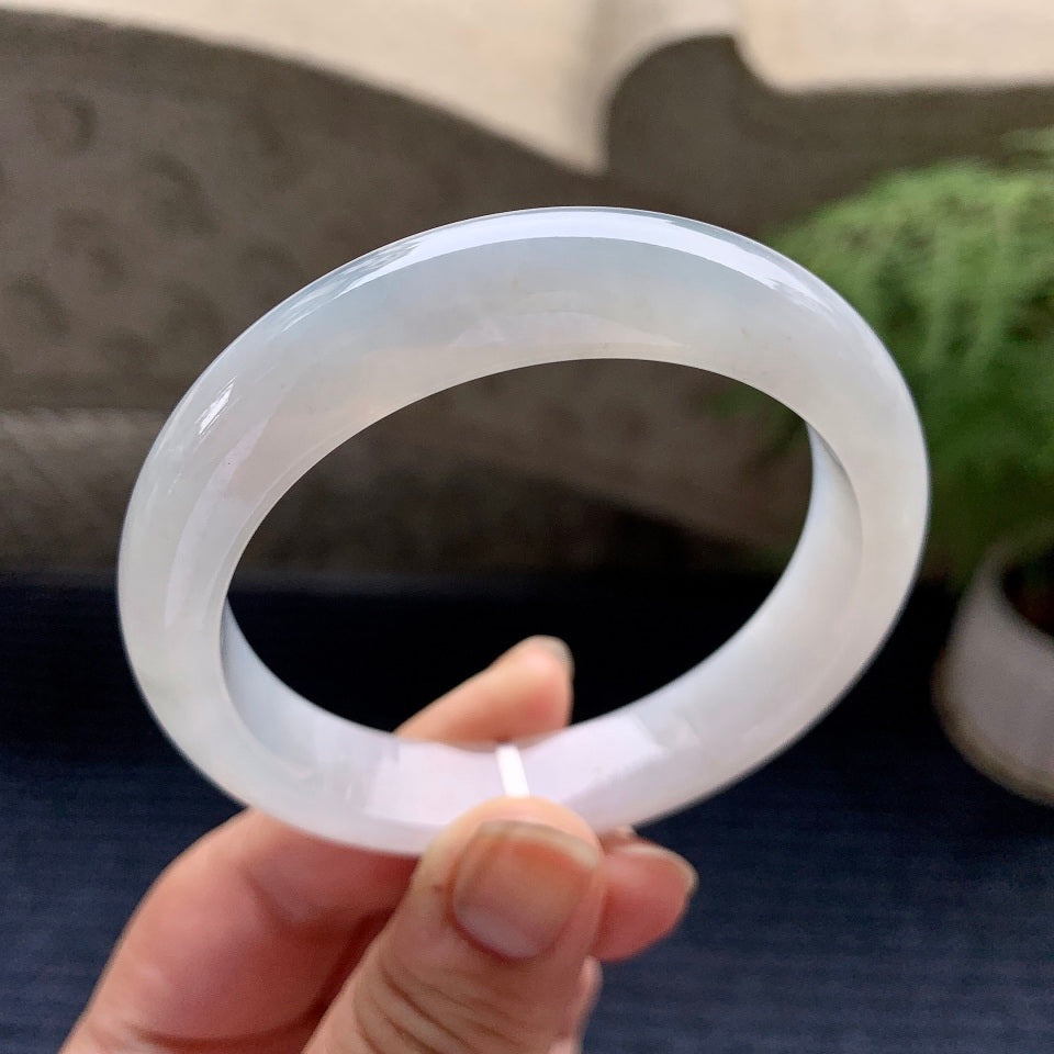 细糯种无色平安镯（57.3mm）（yc088754）