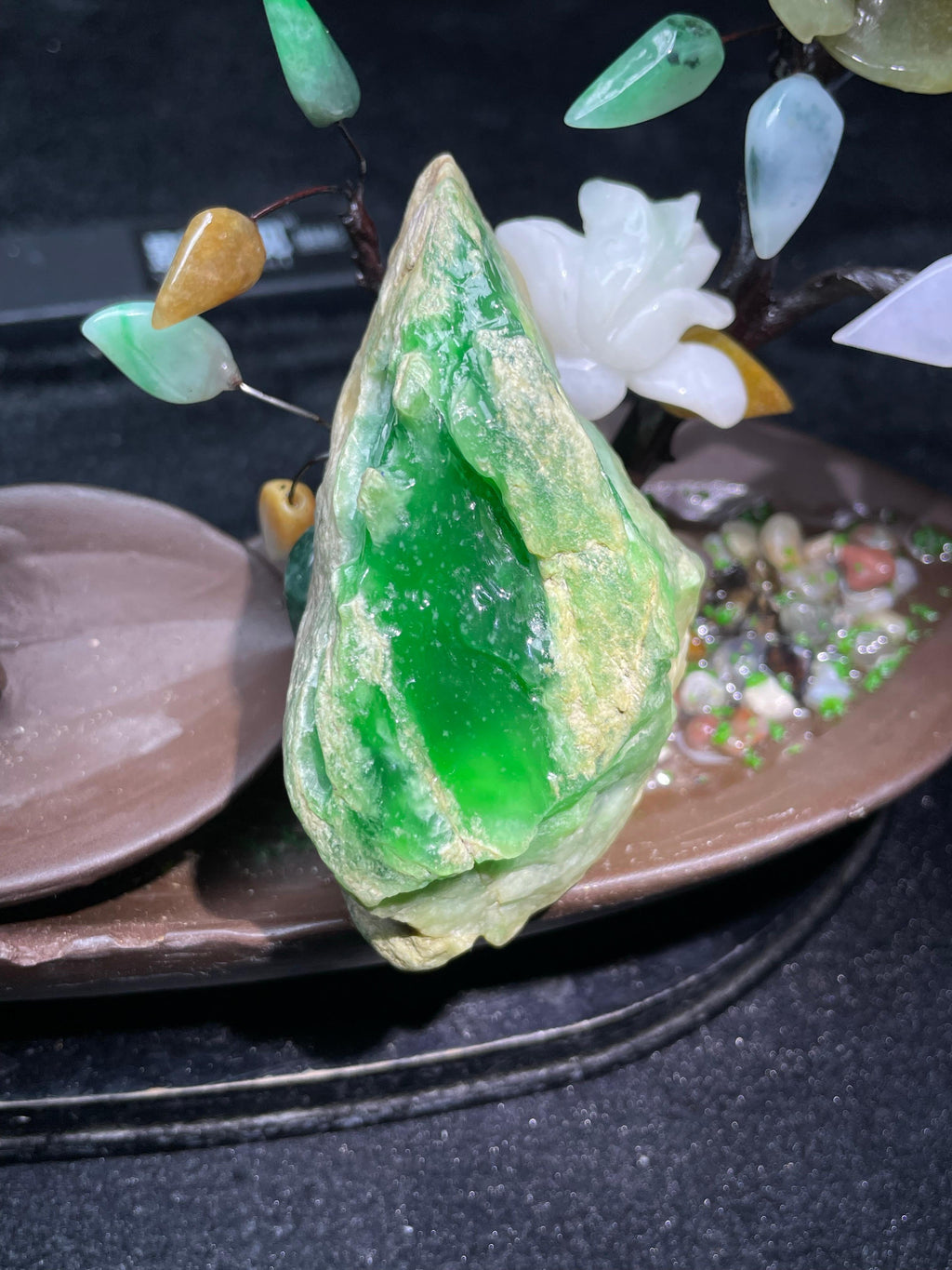极品木那冰阳绿雪花棉（yc709001）