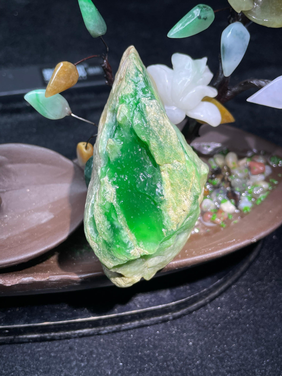 极品木那冰阳绿雪花棉（yc709001）