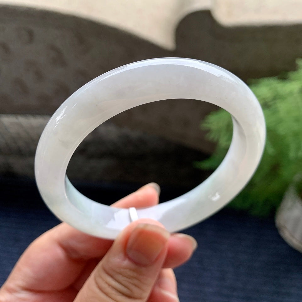 糯种飘花平安镯（57.4mm）（yc096613）