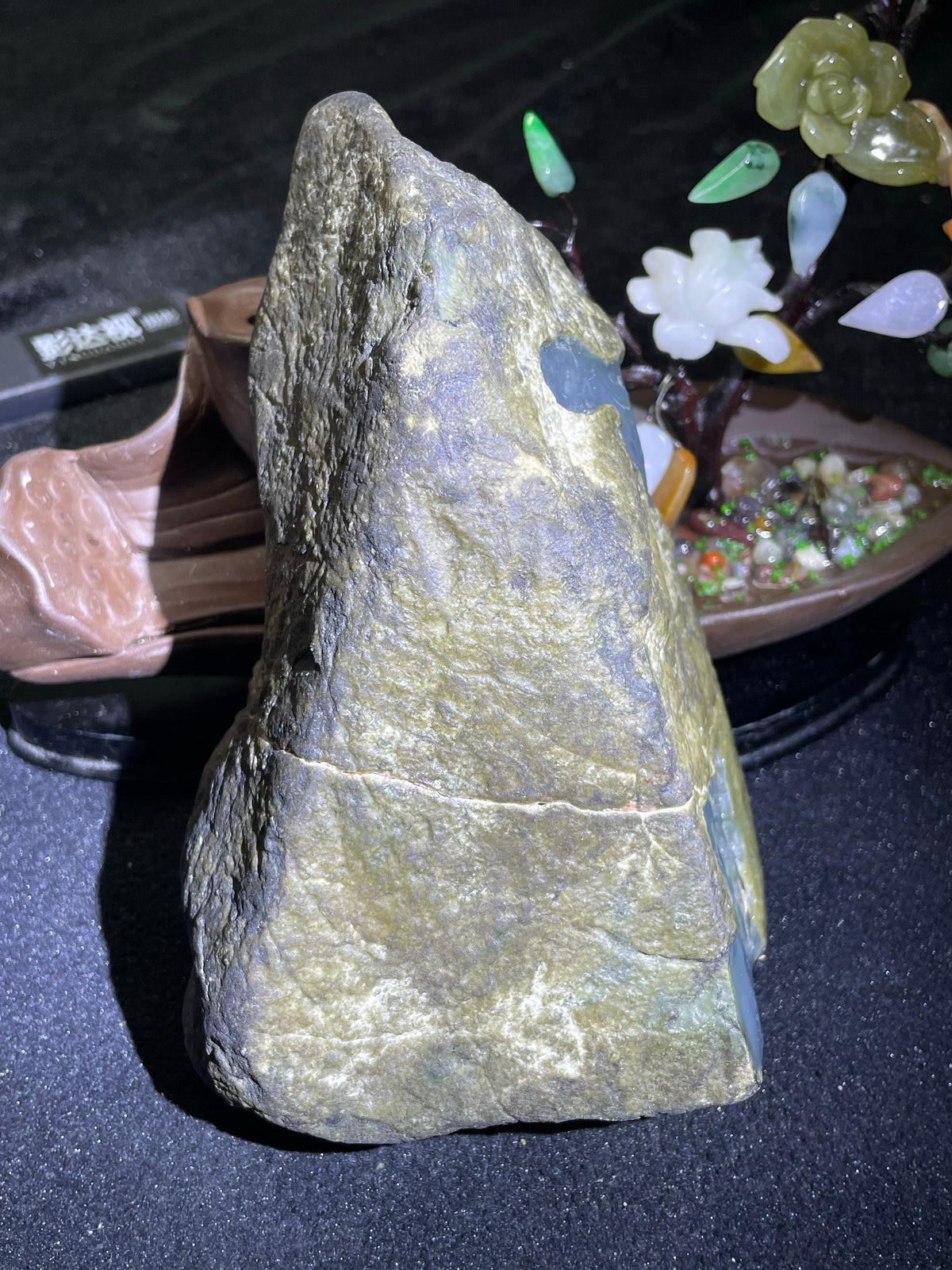 极品莫西沙开窗冰胶飘花料（yc705788）